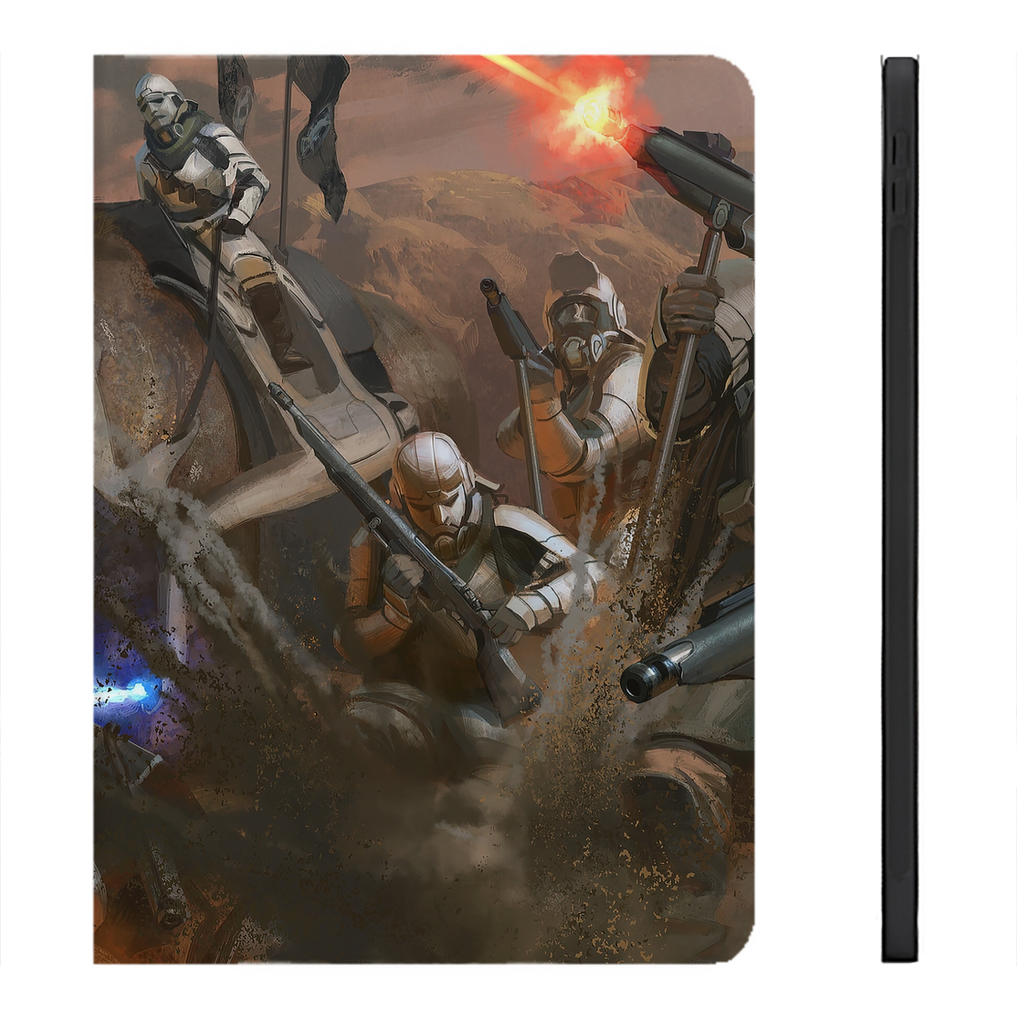 （画像用） スター・ウォーズ Star Wars IPadケース ペンホルダー付き ブックスタイルデザイン